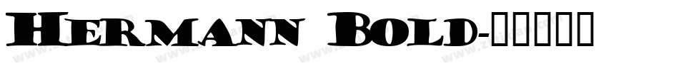Hermann Bold字体转换